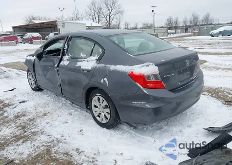 2012 Honda Civic Lx из США, поврежденный, VIN 19XFB2F58CE088682